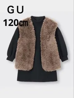 美品⭐️GIRLSフェイクファーベストセットスウェットワンピース(長袖)