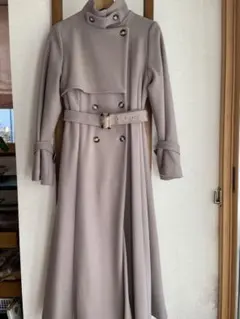 のんのん様専用ベージュ ダブルブレスト ロングコート