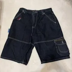 FUBU デニムショーツ ダークブルー