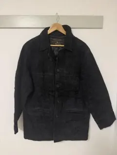 90s AVIREX アビレックス　海外規格　レザージャケット　ブラック　S 黒