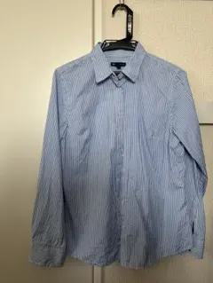 Gap ボタンダウンシャツ Mサイズ 青と白のストライプ