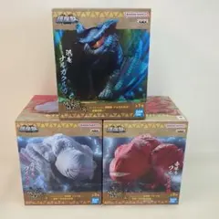 モンスターハンター　鎮座獣フィギュア　ナルガクルガ　フルフル　3体セット
