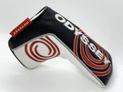 新品 オデッセイ パターカバー ブレードタイプ 刺繍入り 黒/白/赤