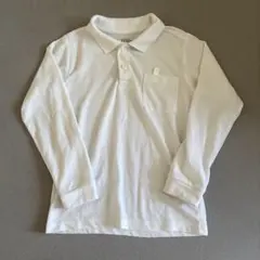 白ポロシャツ 120cm