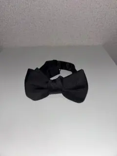 [美品 オマケ複数アリ]蝶ネクタイ 黒 シルク100%