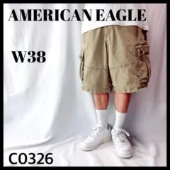 アメリカンイーグル ストレッチ カーゴショーツ ハーフパンツ ベージュ W38のサムネイル
