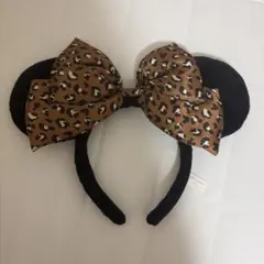 東京ディズニーリゾート カチューシャ ヒョウ柄