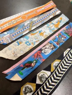 スカーフ 5枚セット デザイン多様