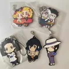 鬼滅の刃　ラバーストラップ 5個セット