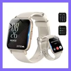 IP67防水 スポーツウォッチ iPhone/アンドロイド対応　1.85インチ