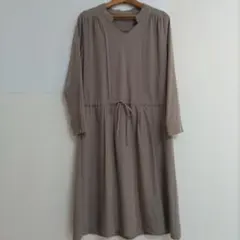 URBAN RESEARCH ROSSO ワンピース グレージュ フリー 日本製