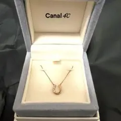 Canal 4℃ K10ピンクゴールドネックレス