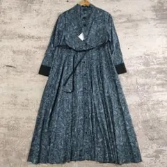 着物リメイク 本場大島紬ピンタックシャツワンピース - メルカリ