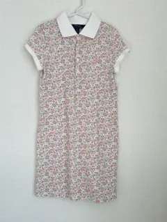 POLO 花柄ポロワンピース 半袖 ラルフローレン 130 女の子