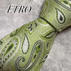 美品꧂ エトロ ネクタイ ペイズリー チェック フラミンゴ ストライプ