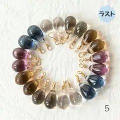 5 チェコビーズ　ニュアンスカラーセット