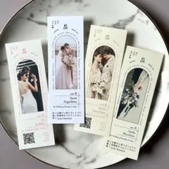エスコートカード フォト B 投票用紙 写真シェア ウェディング 結婚式