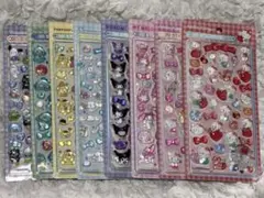 サンリオ ボンボンドロップシール 8枚セット