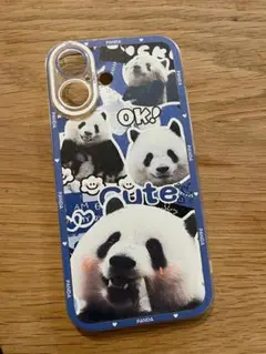 iPhone16 ハンドフォンケース - パンダ北辰