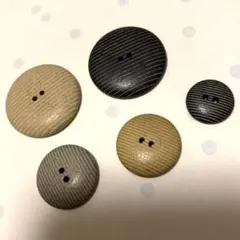 ラ・ドログリー　廃盤　ボタン　 プラスチック製　5個セット