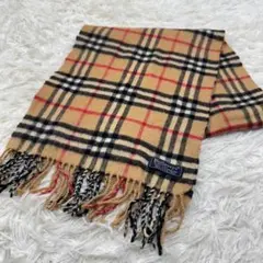 カシミヤ100% チェック