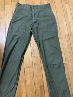 60-70s デッドストック コットン ベイカーパンツ アメリカ製 W42