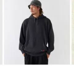 FAT　エフエーティー　ダークグレー フード付き限定コラボパーカー FAT エフエーティー ダークグレー フード付きコラボパーカー