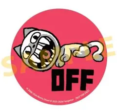 【未使用】OFF アニメイト特典 76mm缶バッジ