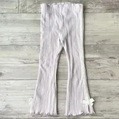 ZARA baby サイドレース フレアパンツ リブレギンス 92