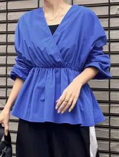 SHEIN ブルーシャツ　【新品未使用】　Ｌ