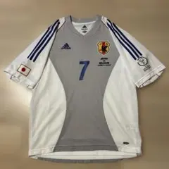 ☆中田英寿】 古着 サッカー 日本代表 ユニフォーム 98年 アウェイ 8番