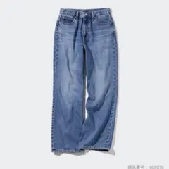 UNIQLO ワイドストレートジーンズ 64 BLUE 25 63.5cmのサムネイル