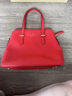 kate spade 赤 ハンドバッグ