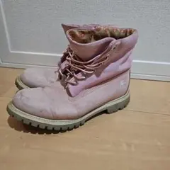 楓*様 Timberland ピンク スエード紐ブーツ 楓*様 Timberland ピンク スエード紐ブーツ