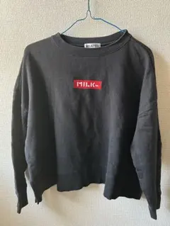 MILKFED. トレーナー スウェット 黒 子供用