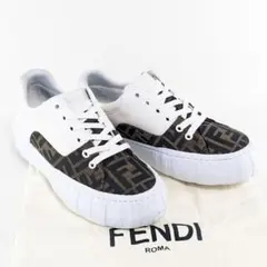 美品　FENDI　フェンディ　ズッカ　フォース　スニーカー　厚底　保存袋のサムネイル