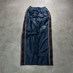 umbro アダムエロペ別注 トラックパンツ ネイビー×ボルドー | Mercari