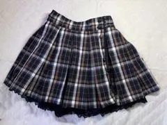 Axes Femme チェック柄プリーツキュロット