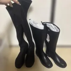 ロングブーツ 2足セット ４L