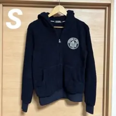 ヒステリックグラマー ヒス 刺繍ワッペン付き パーカー パイル地パーカー S