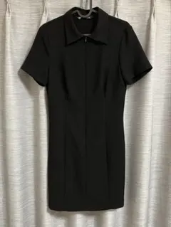 ZARA ブラック 半袖　ミニワンピース S