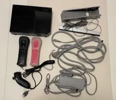 Wii 本体 黒 リモコン2個セット