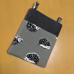 ハリネズミ柄ナースポーチ・ナースポケット・オーガナイザー・文房具