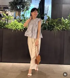 bibiy DONNA STRIPED BUSTIER オフショルトップス - メルカリ