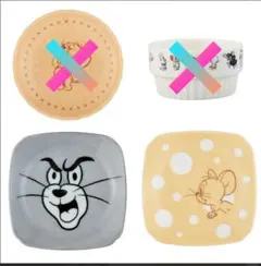 【トムとジェリー】一番くじ E賞 テーブルウェア 2個セット オマケ付き