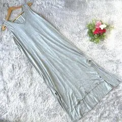 【訳あり】【SENSE OF PLACE】(F) グレー ノースリーブ ワンピ