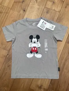 《新品未使用》ミッキーマウス & ドナルドダック Tシャツ 110cm グレー