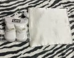 新品未使用　Lee リー　靴下　ベビー靴下　新生児　出産祝い　ベビー　西松屋　枕