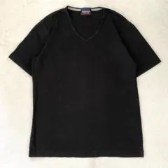 ニコルクラブ Tシャツ 半袖 Vネック コットン シンプル ブラック 48のサムネイル