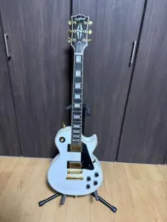 【超美品】Epiphone Les Paul Custom White IBGのサムネイル